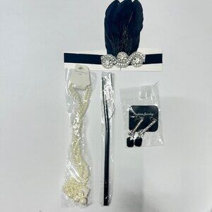 1920s Flapper Accessories Gatsby Costume Accessories Set